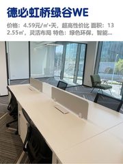 德必虹桥绿谷WE办公室实景图 1