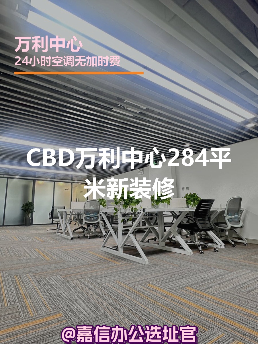 CBD现房万利中心284平米新装修