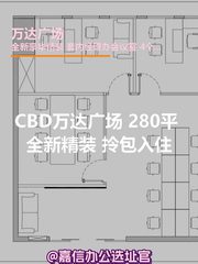 万达广场办公室实景图 1