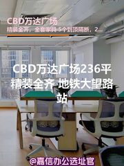 万达广场办公室实景图 1
