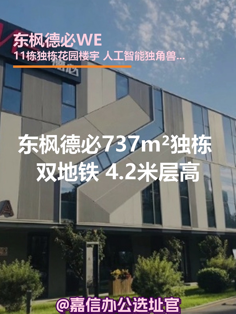 东枫德必737m²独栋 双地铁 4.2米层高