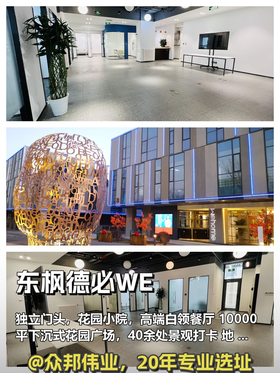 独栋花园办公，花园小院太绝了