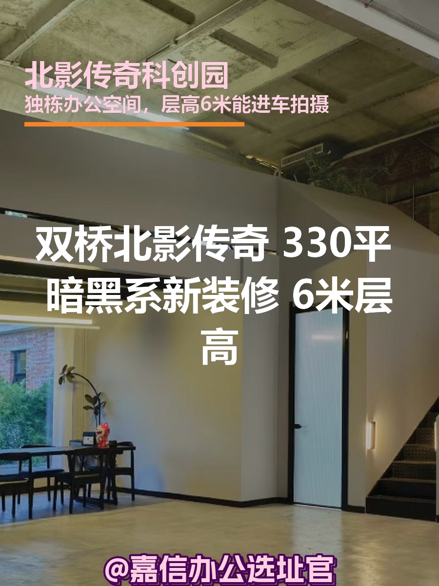 北影传奇 330平 暗黑系新装修 6米层高