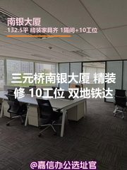 南银大厦办公室实景图 1