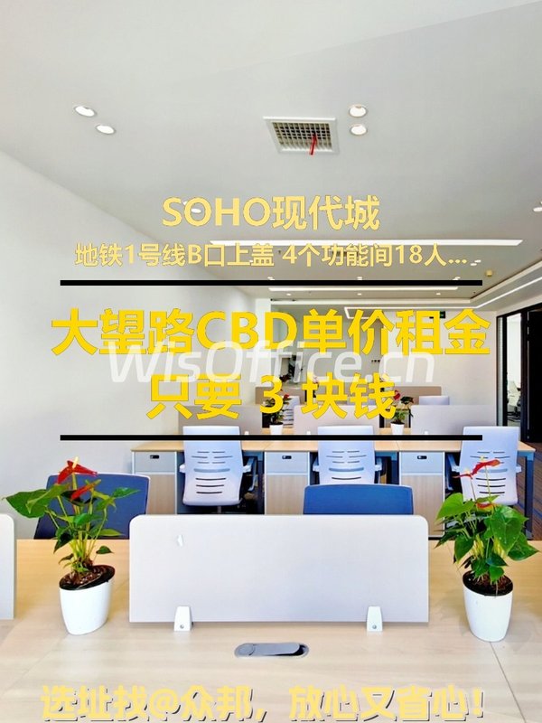 SOHO现代城205㎡实景图