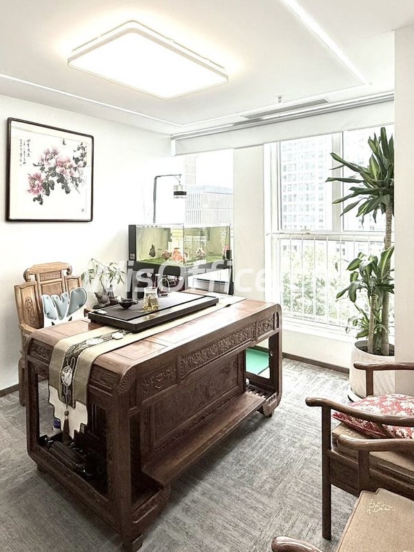 推荐万达广场298平精装修正对电梯 - 首图