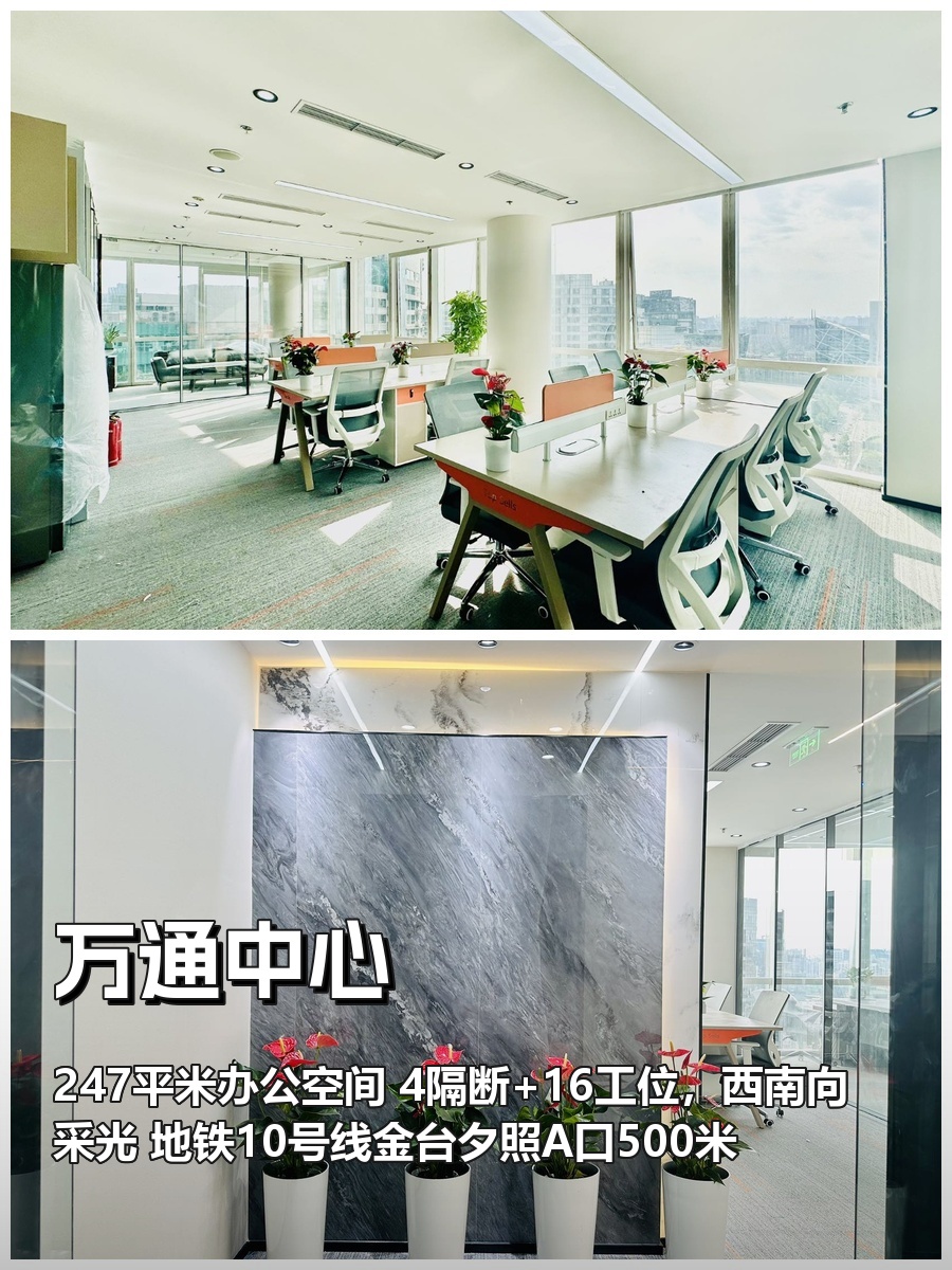 万通中心办公室实景
