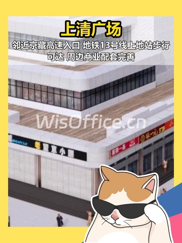 上清广场2000–5400㎡实景图