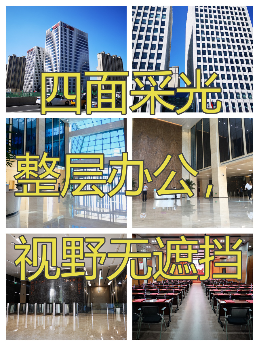 四面采光整层办公，视野无遮挡