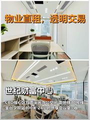真房｜世纪财富中心｜297平｜40000｜双面采光谁懂啊 - 缩略图 1