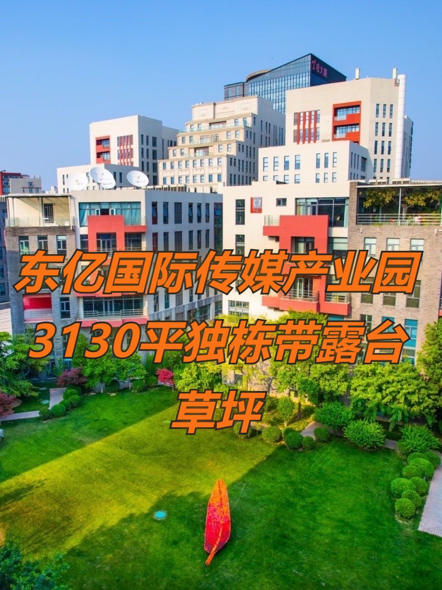 东亿国际传媒产业园3130平独栋带露台草坪