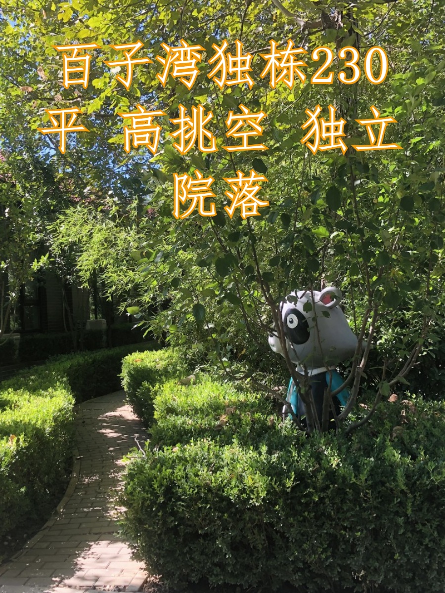 百子湾独栋230平 高挑空 独立院落