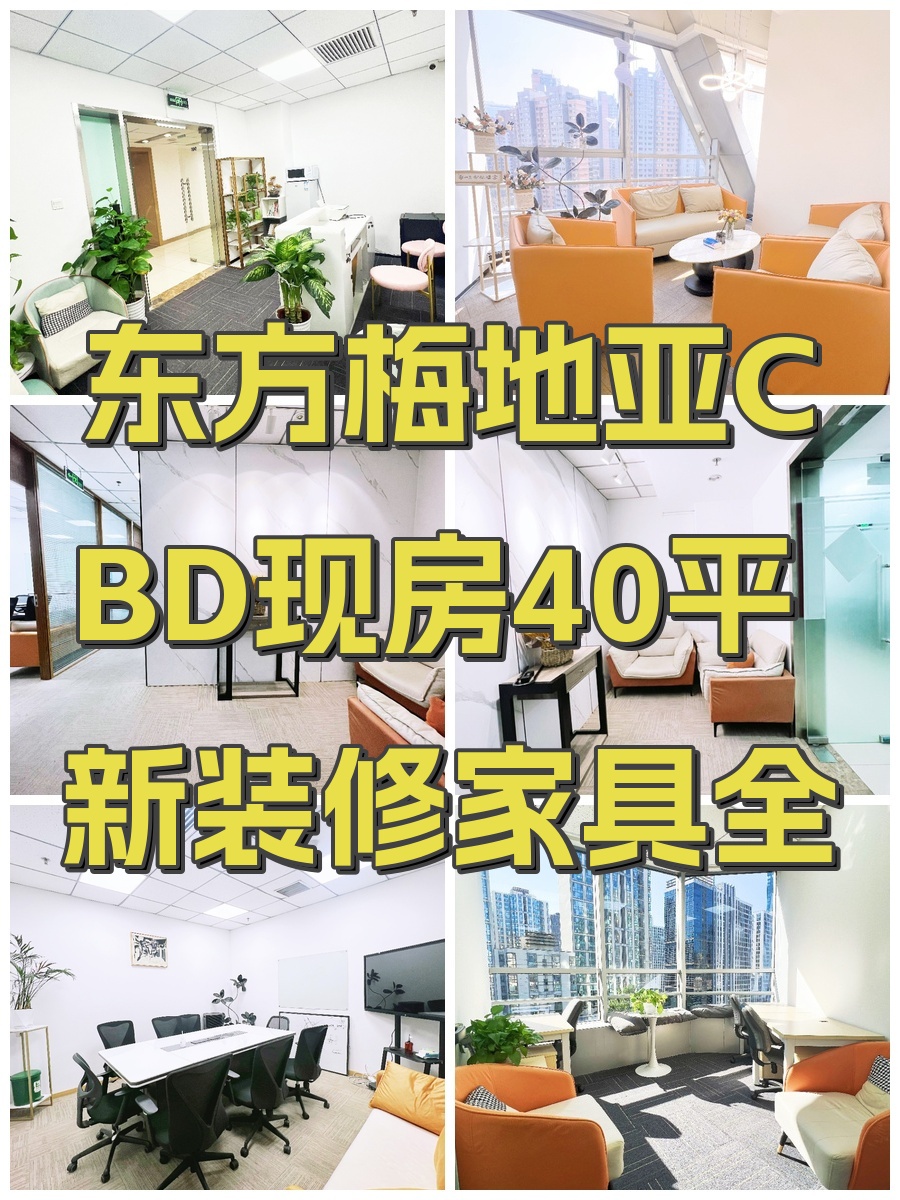 东方梅地亚CBD现房40平 新装修家具全