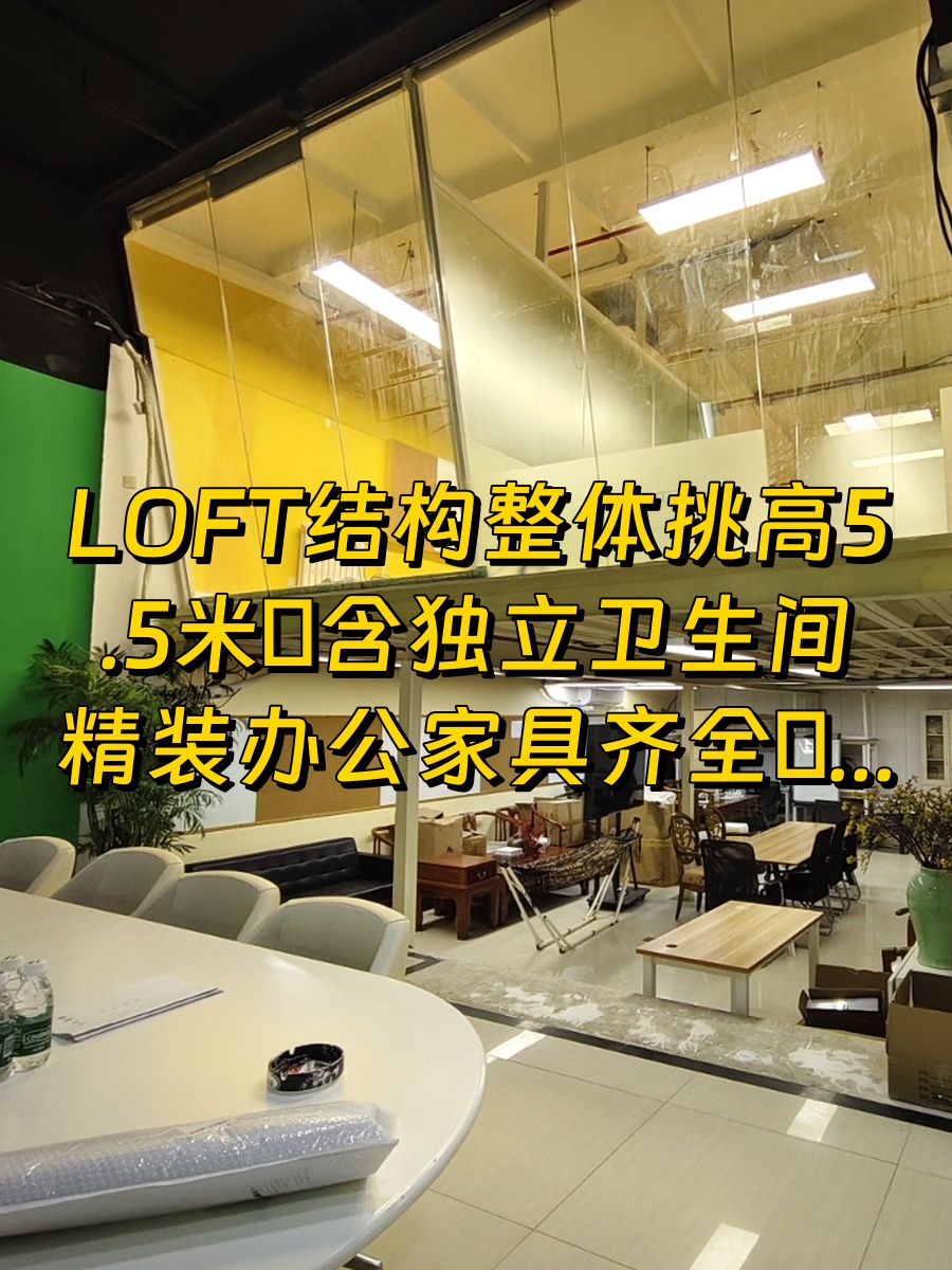 东郎园区408平LOFT挑高5.5米