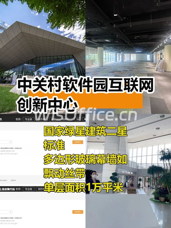 推荐中关村软件园1595平米绿建二星 - 首图
