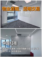 真房｜中国红街｜215平｜4.8｜正对走廊的工位 - 缩略图 1