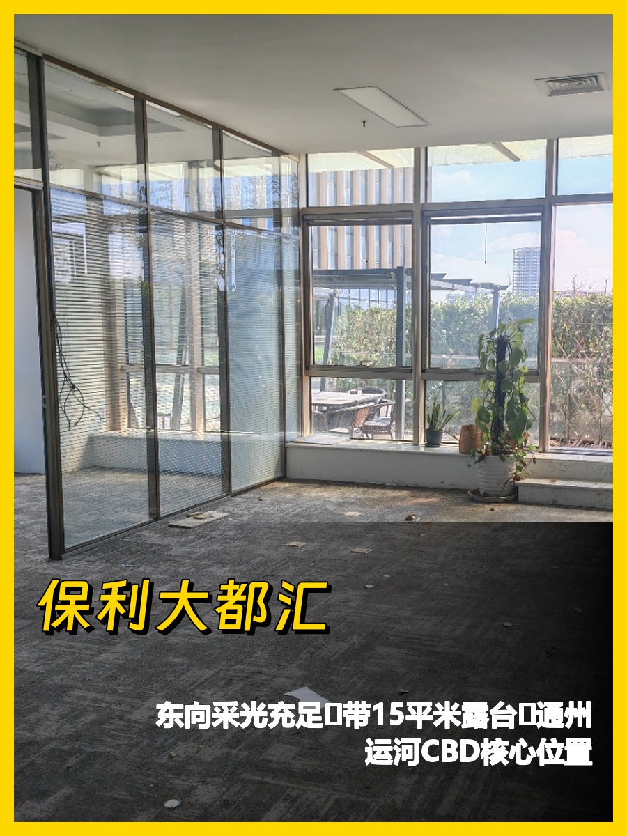 通州运河CBD东向露台办公