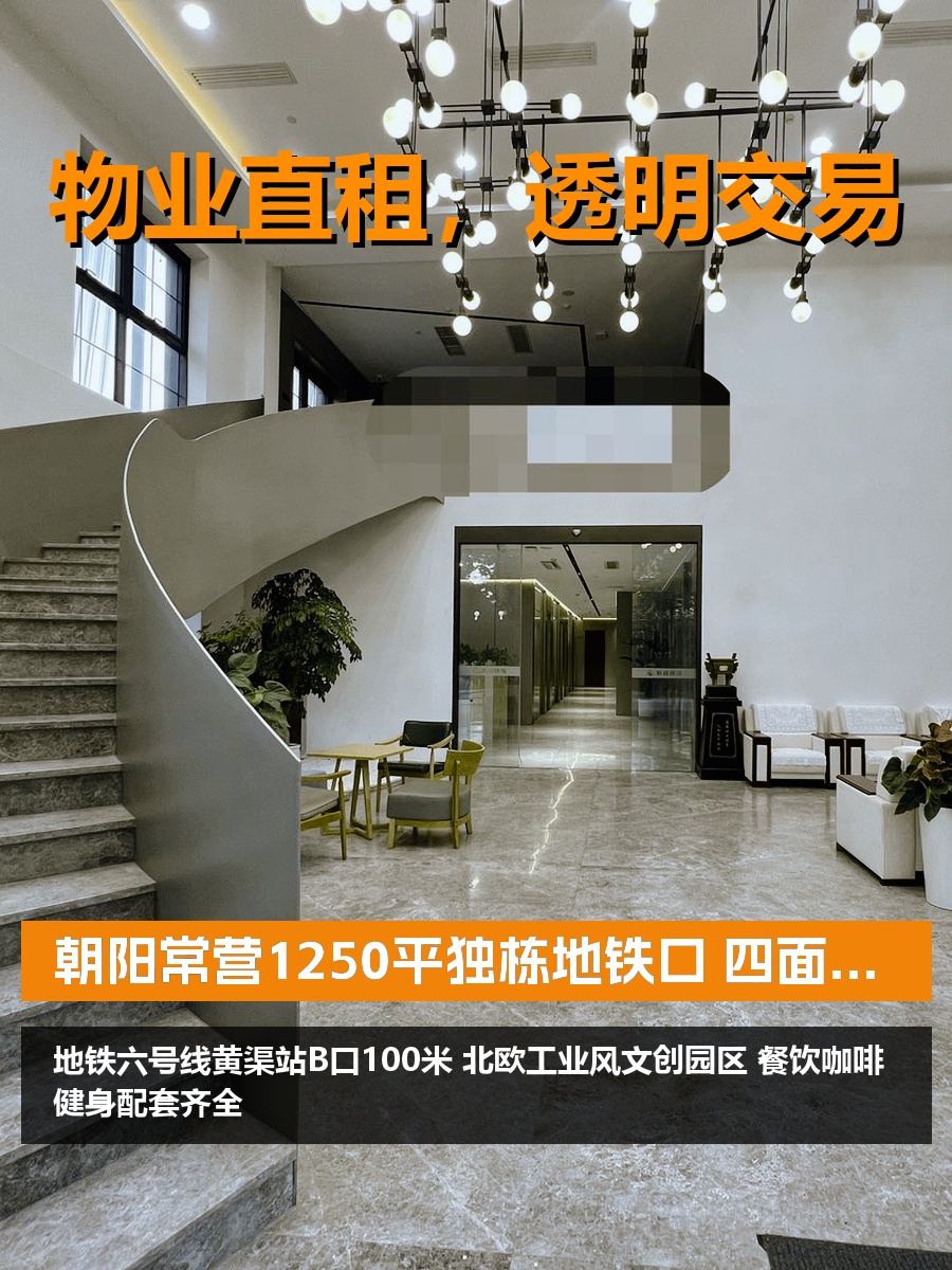 1250平独栋地铁口 四面采光