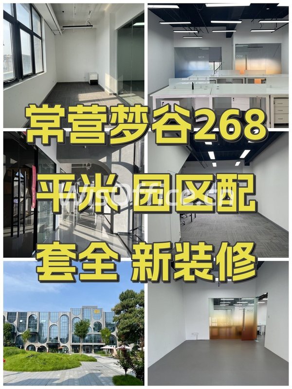 常营梦谷268平米 园区配套全 新装修 - 首图