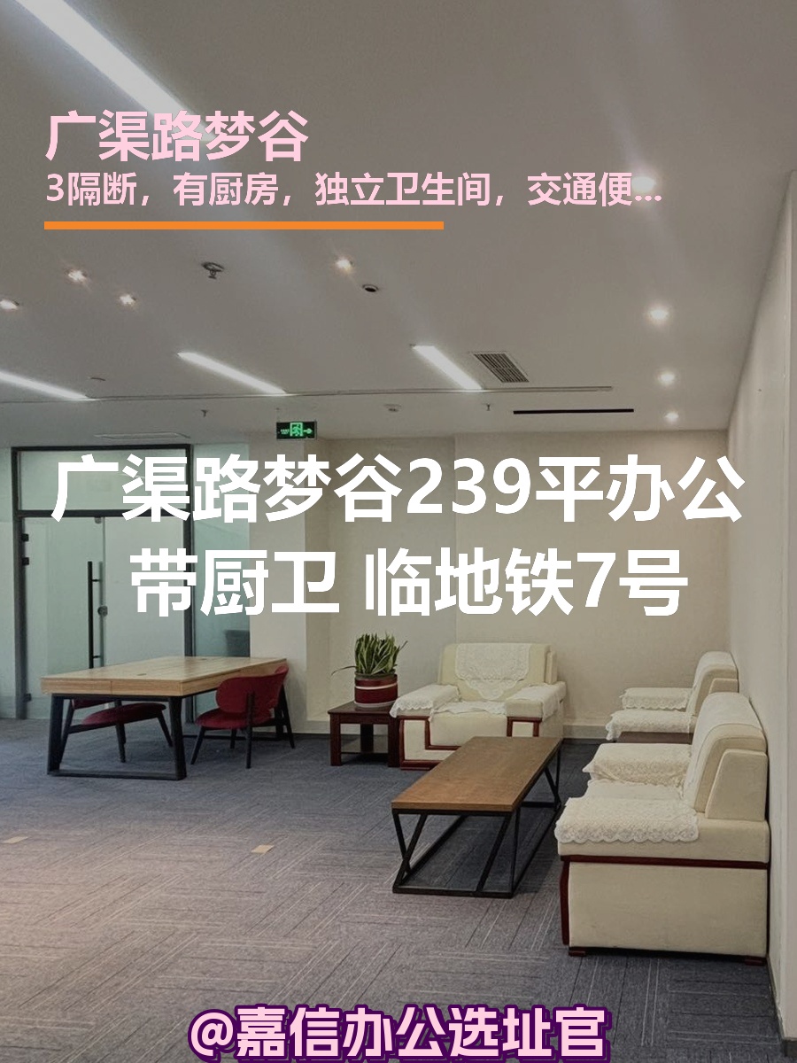 广渠路梦谷 独栋239平 厨卫独立