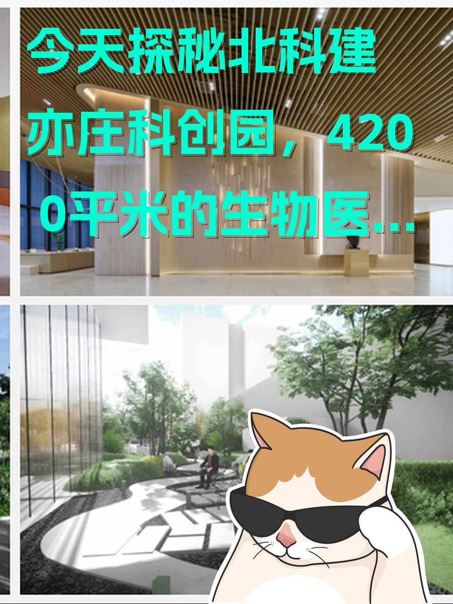 今天探秘北科建亦庄科创园，4200平米的生物医药天堂