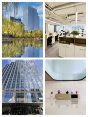 东三环精装办公室，388㎡全包月付 - 缩略图 1