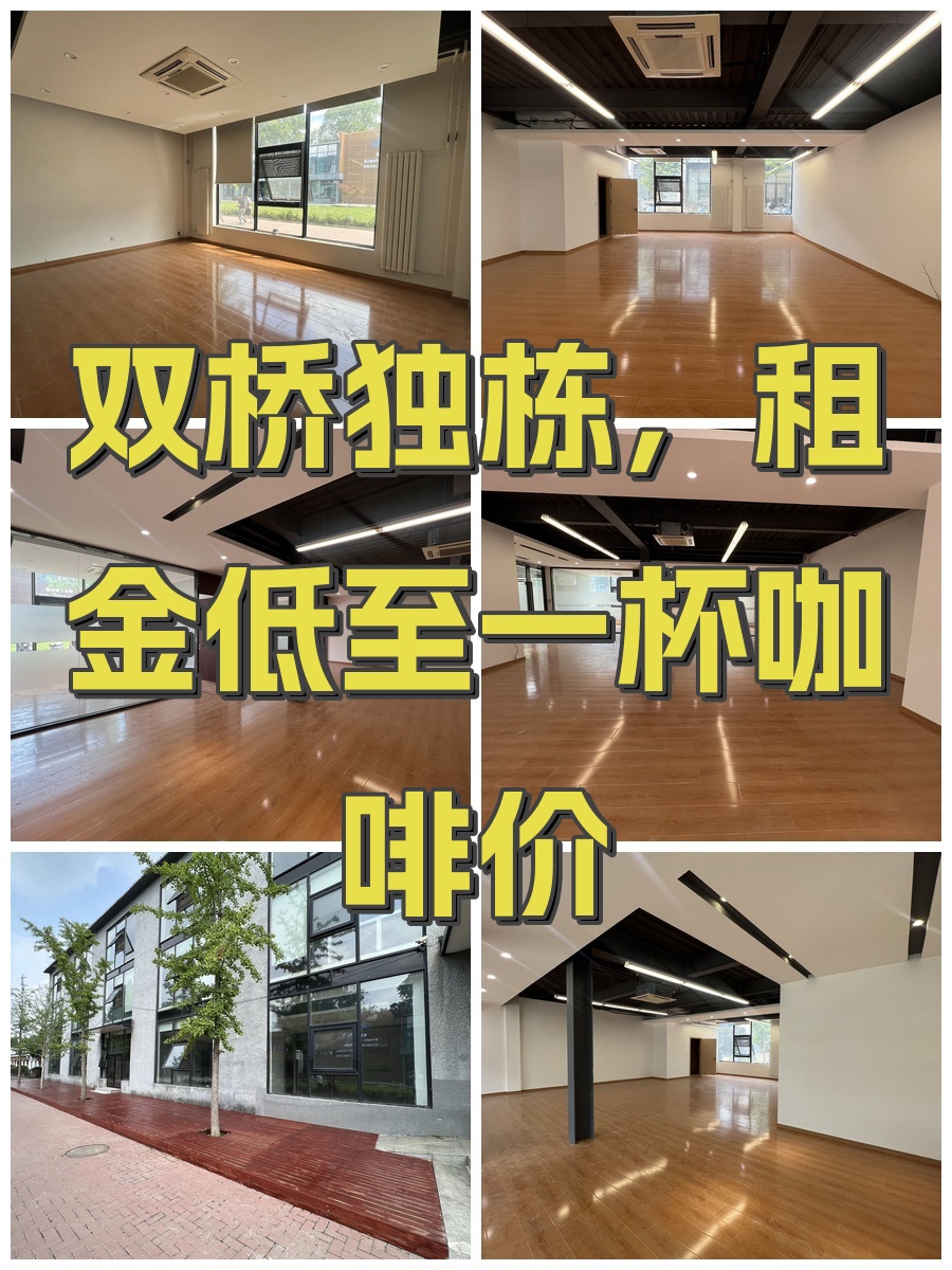 双桥独栋，租金低至一杯咖啡价