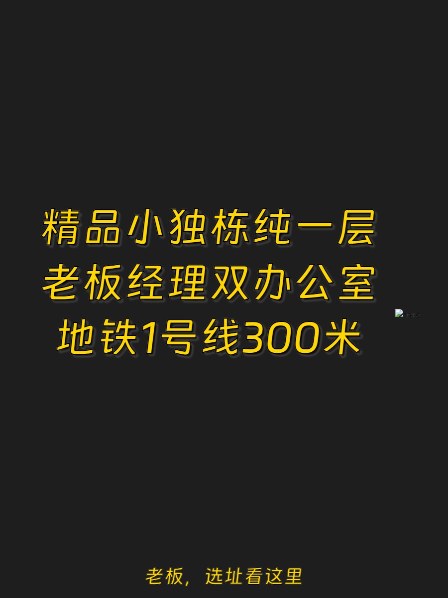 朝阳双桥 170平独栋 四面采光 花园办公