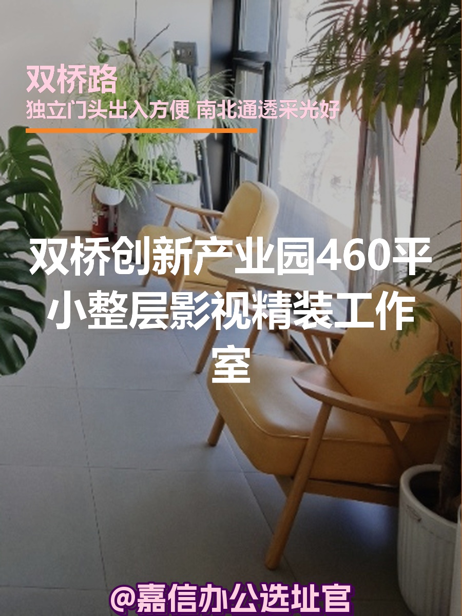 双桥创新产业园 | 460平影视精装工作室？