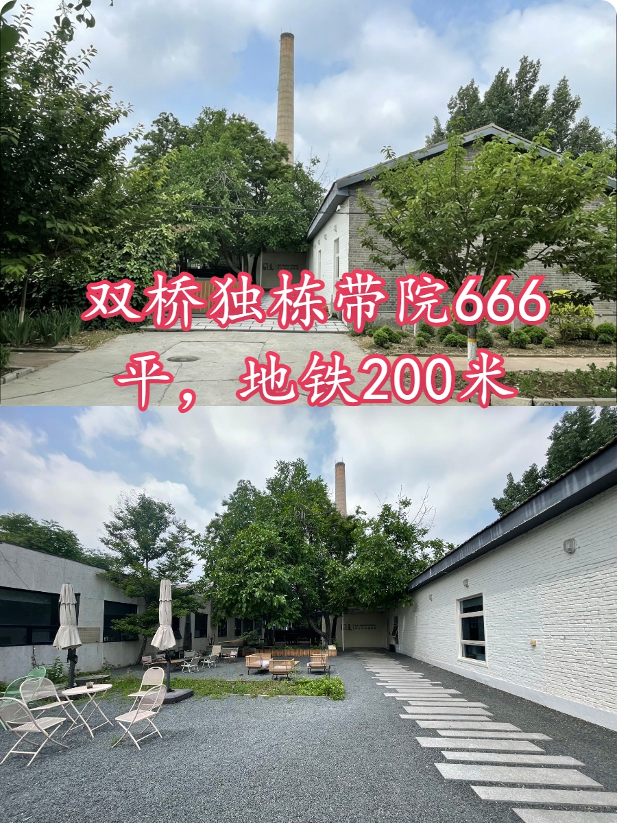 双桥新出独栋带院办公室实景
