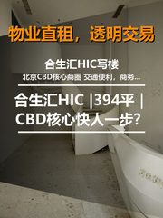 真房｜合生汇HIC |394平｜CBD核心快人一步？ - 缩略图 1