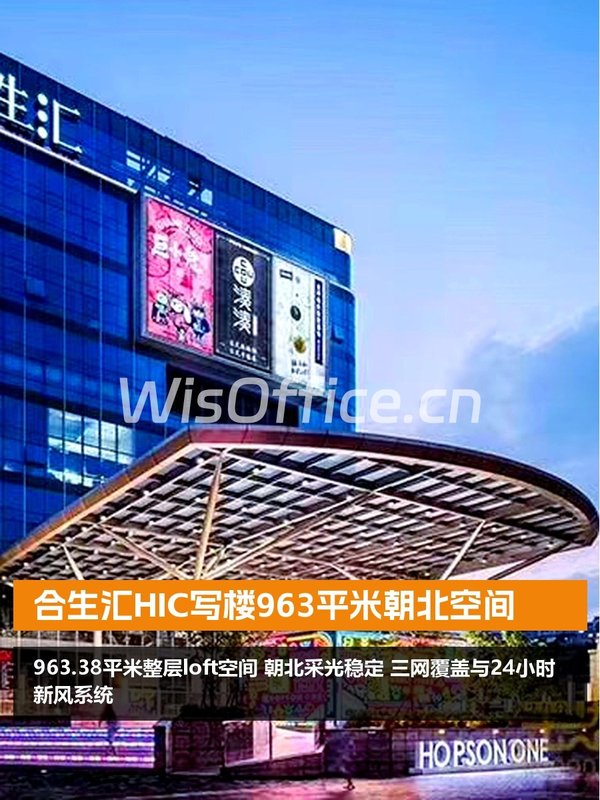 合生汇HIC写楼963.38㎡实景图