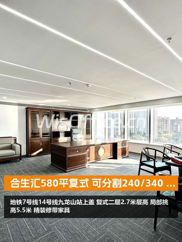 合生汇广场240–580㎡实景图