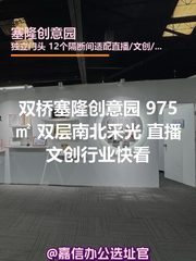 塞隆创意园 975㎡ 双层南北采光 直播文创 - 缩略图 1