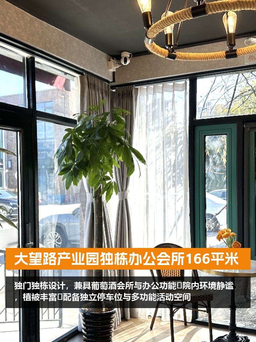 大望路产业园独栋办公会所166平米