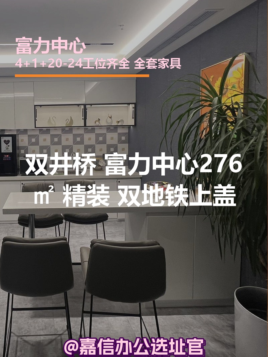 富力中心276㎡精装 双地铁