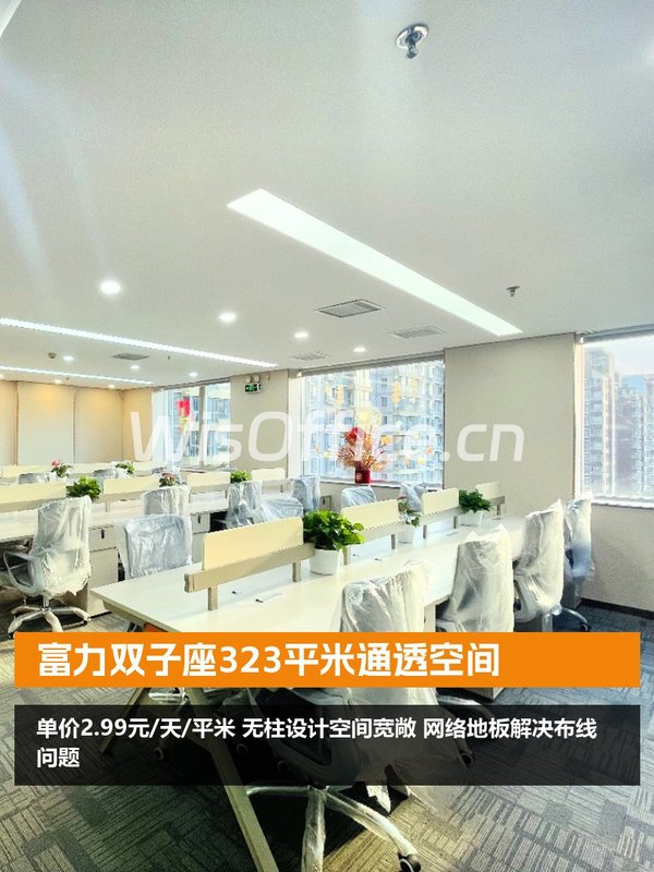 富力双子座大厦323㎡实景图