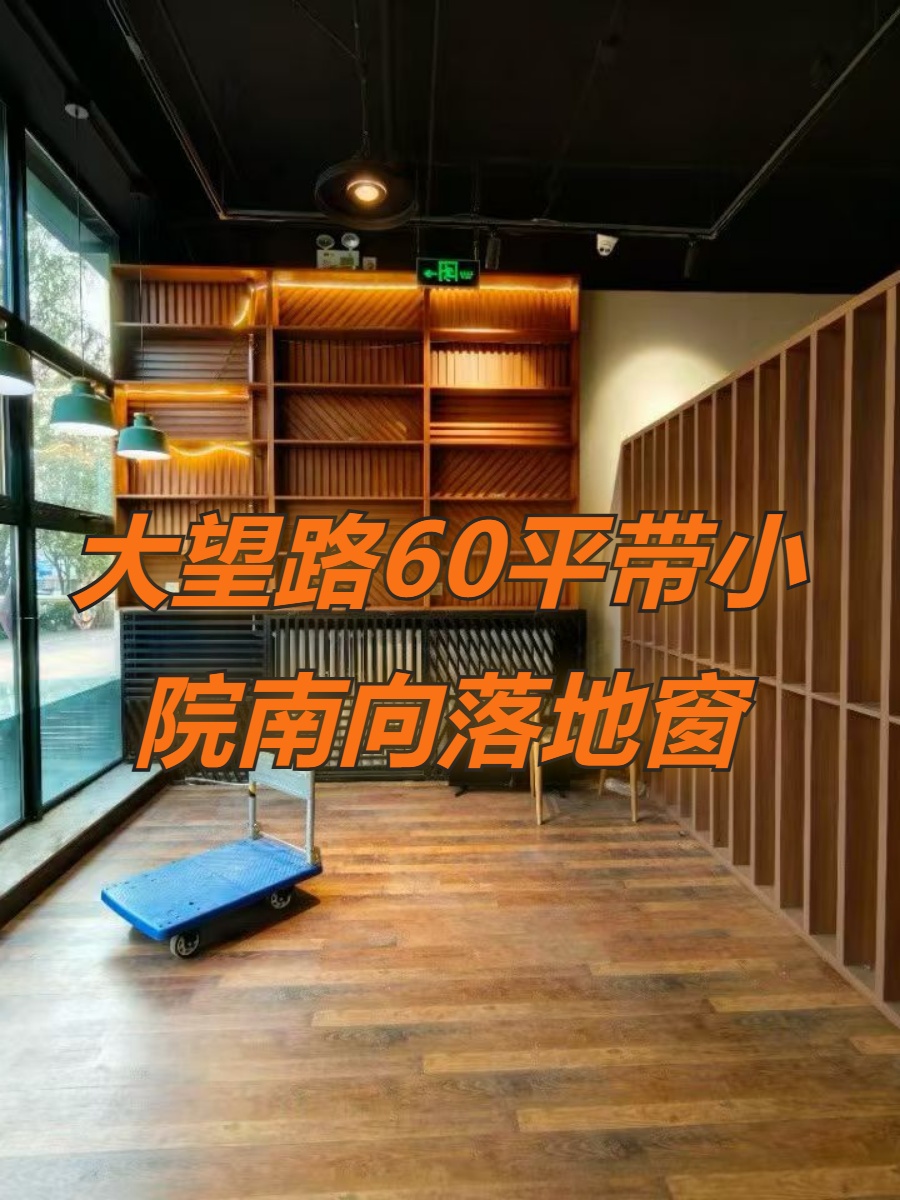 大望路60平独栋小院南向落地窗