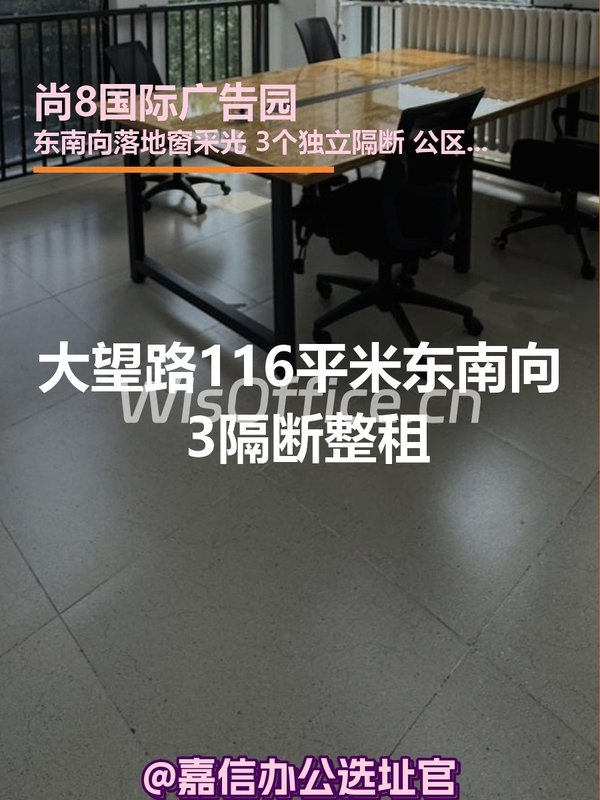 大望路116平米东南向 3隔断整租 - 首图