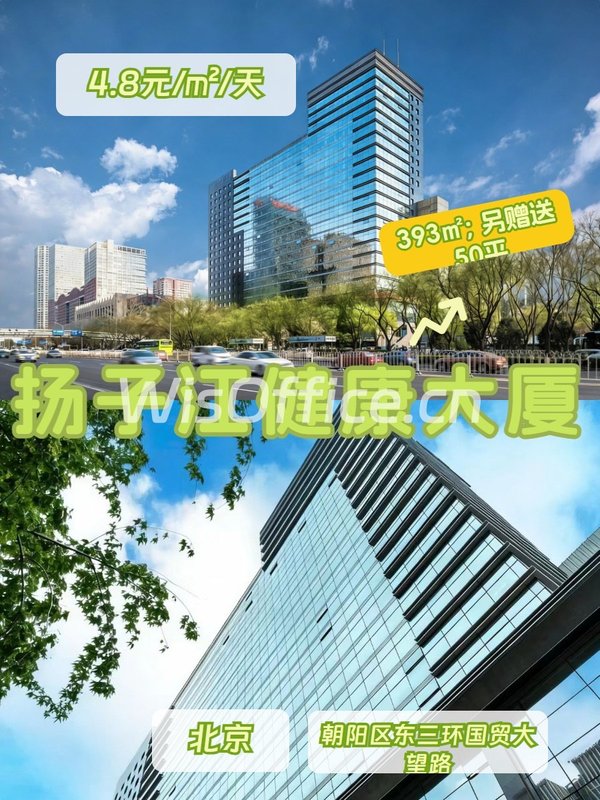 扬子江健康大厦50–393㎡实景图