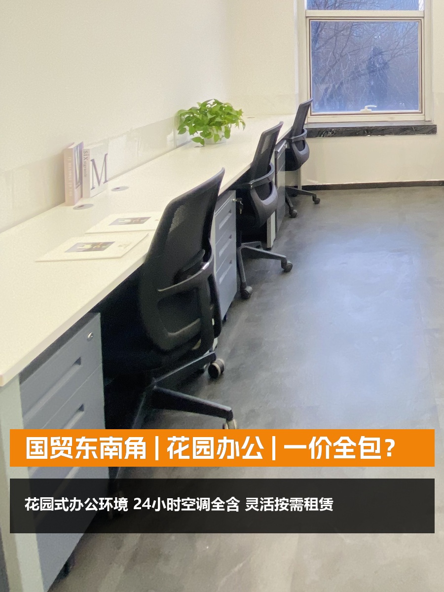国贸东南角 | 花园办公 | 一价全包？