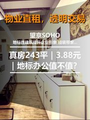 真房｜望京SOHO |243平｜3.88元｜地标办公值不值？ - 缩略图 1