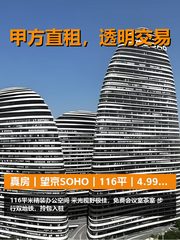 真房｜望京SOHO｜116平｜4.99｜这算不算真香？ - 缩略图 1