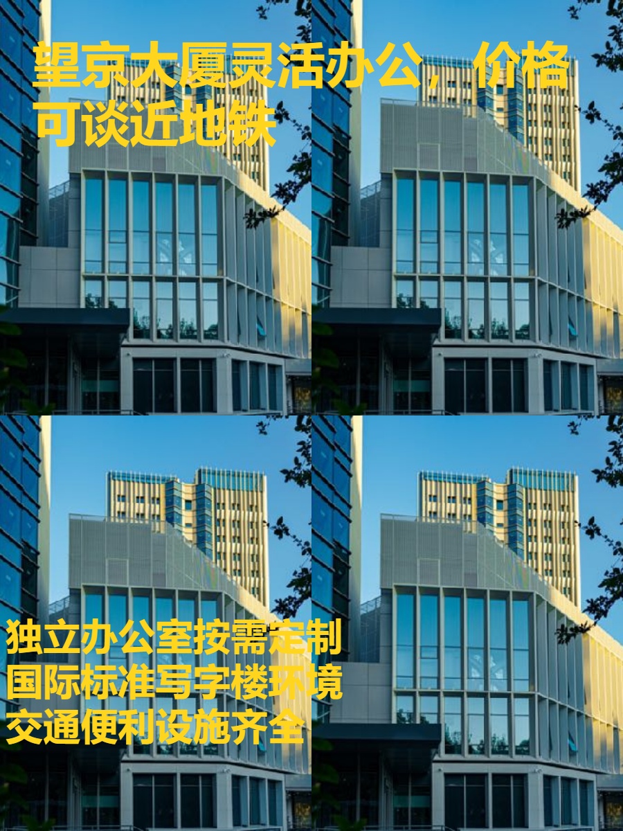 望京大厦灵活办公，价格可谈近地铁