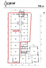 海淀区1250平办公空间，四面采光 - 缩略图 12