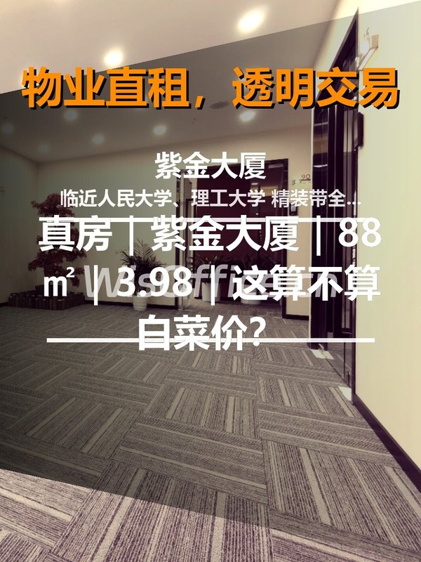 紫金大厦88㎡实景图