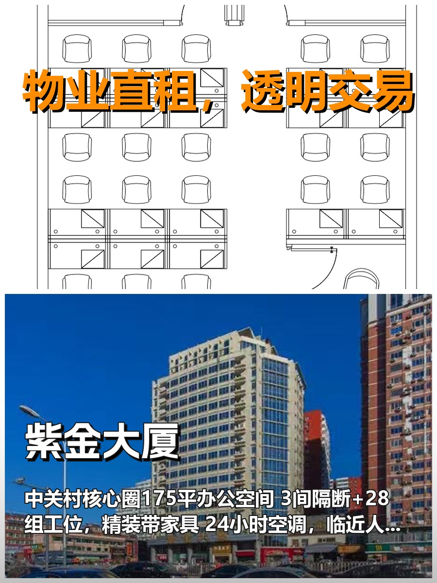 真房｜紫金大厦｜175平｜1万｜这算不算学霸区？