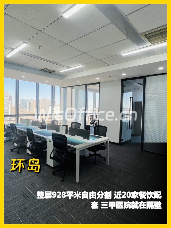 环岛100–928㎡实景图