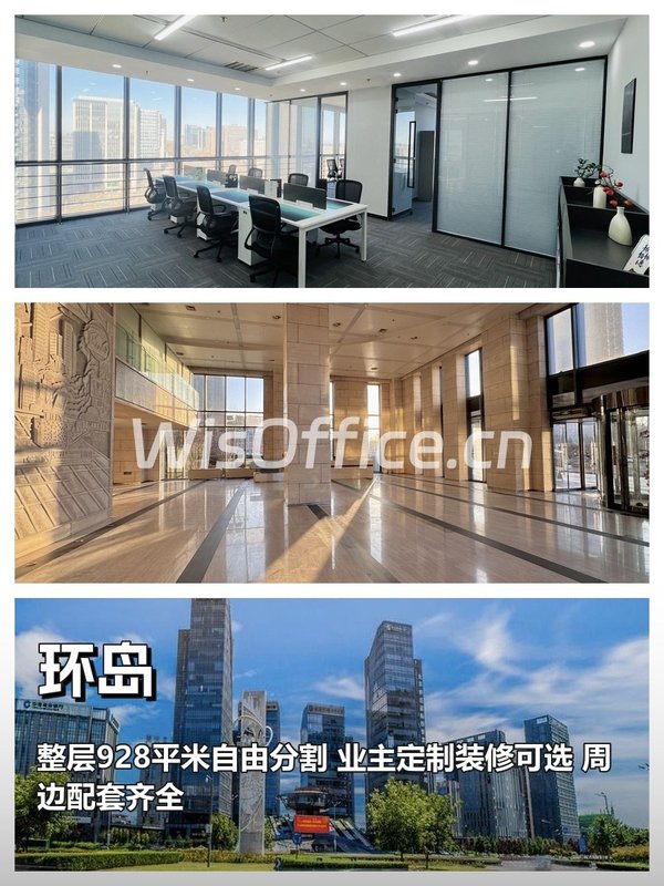 环岛100–928㎡实景图