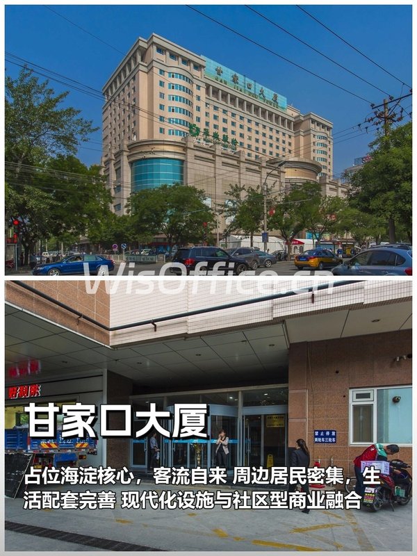 甘家口大厦100–300㎡实景图